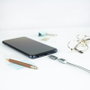 Nanocable Adaptador USB-C Macho a Micro USB Hembra, Aluminio Gris